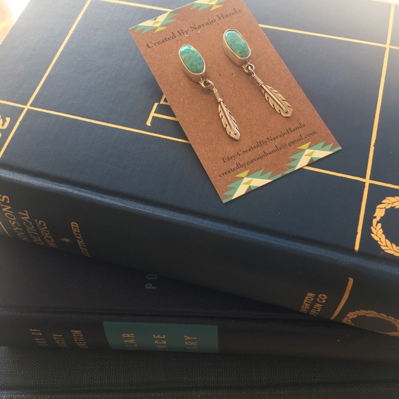 Navajo Handmade Earrings - Picture 3 of 5